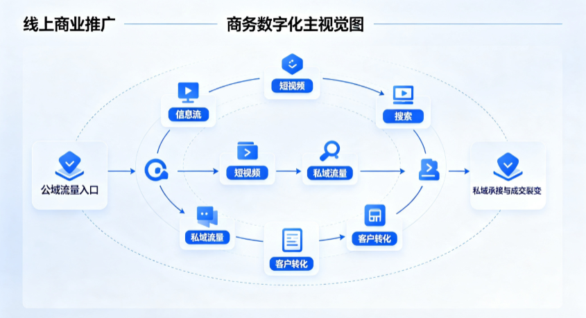 延津县线上商业推广怎么做？全域流量闭环搭建与低成本转化实战指南